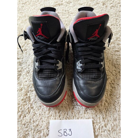 Air Jordan 4 Retro GS 'Bred Reimagined' size 7y - Picture 6 of 8